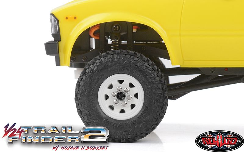 RC4WD 1/24 Trail Finder 2 RTR w/ Mojave II Hard Body Set Yellow