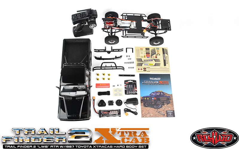 RC4WD Trail Finder 2 LWB with 1987 Toyota XtraCab Body Set RTR