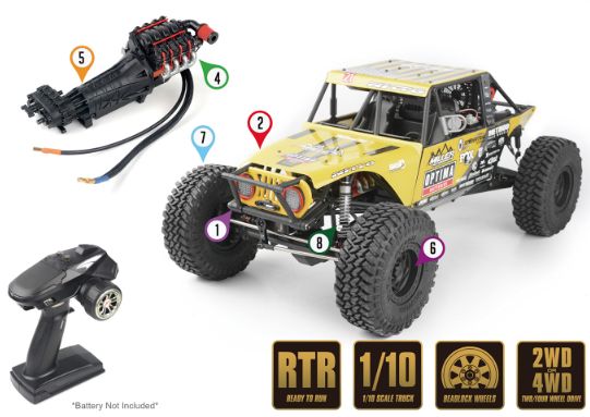 RC4WD 1/10 Pro Rock Racer 4x4 RTR - Miller Motorsports