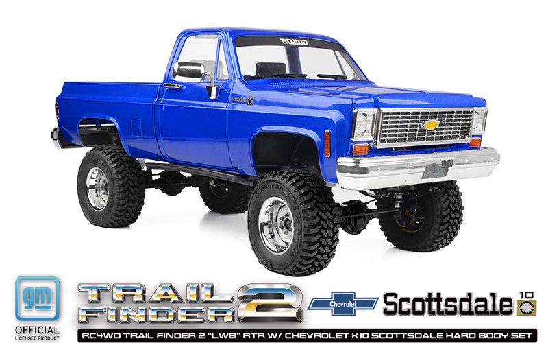 RC4WD Trail Finder 2 "LWB" RTR w/Chevy K10 Hard Body Set RC4WD Trail Finder 2 "LWB" RTR w/Chevy K10 Hard Body Set