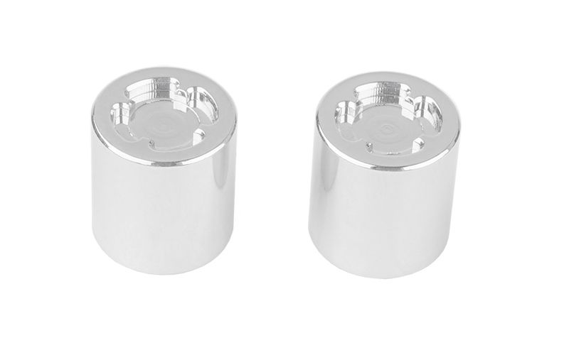 RC4WD 1/8 Scale Rear Hubs (Chrome)