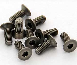 RC4WD Titanium Flat Head Socket Cap Screws M3x8mm (10)