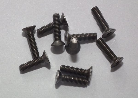 RC4WD Titanium Flat Head Socket Cap Screws M3x12mm (10)