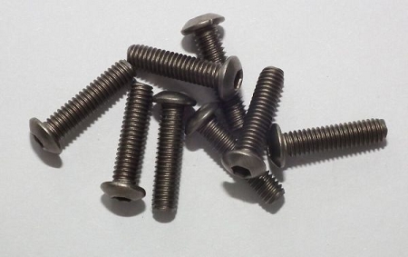 RC4WD Titanium Hex Socket Screws M4x16mm (10)