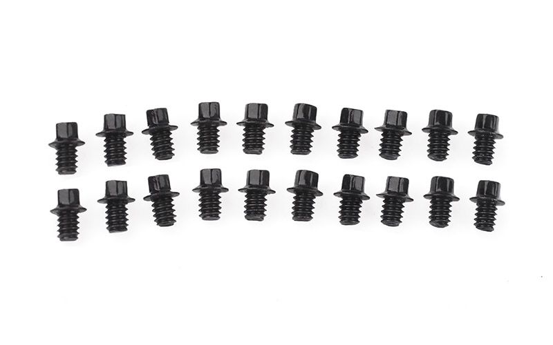 RC4WD Miniature Scale Hex Bolts (M1.6 x 2mm) (Black)