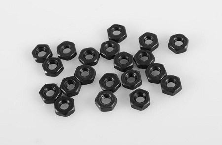 RC4WD Regular M2.5 Black Nuts (20) - Click Image to Close