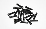 RC4WD Miniature Scale Hex Bolts (M2.5 x10mm) (Black)