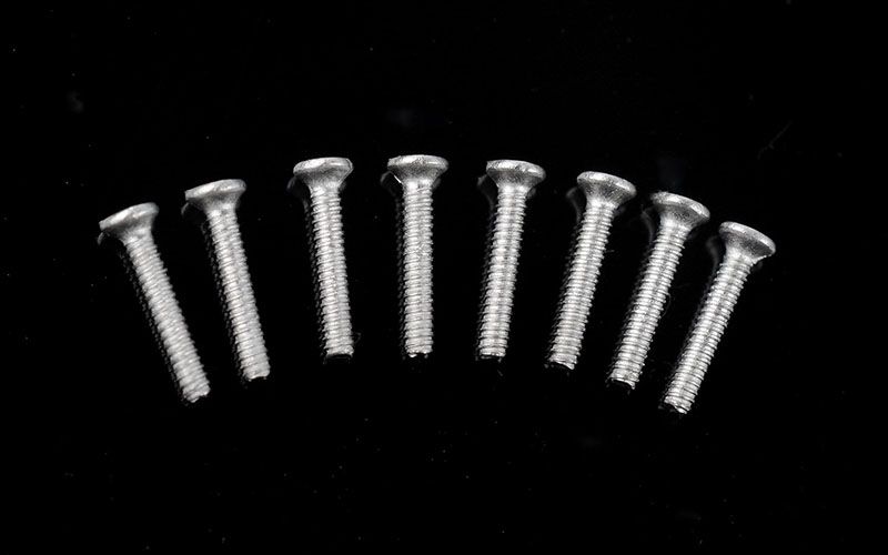 RC4WD Phillips Flat Head Screws M1 x 6mm (Silver)