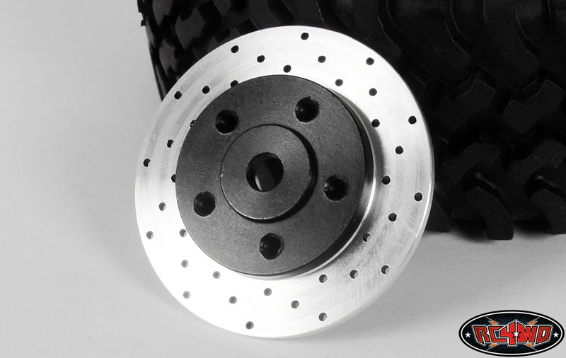 RC4WD 1.9 5 Lug Steel Wheel Hex Hub with Brake Rotor