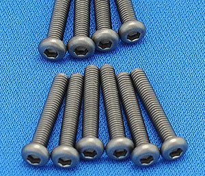 RC4WD Titanium Hex Socket Screws M3x18mm (10)