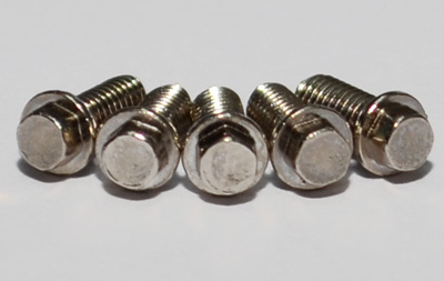 RC4WD Miniature Scale Hex Bolts (M2.5 x 6mm) (Silver)