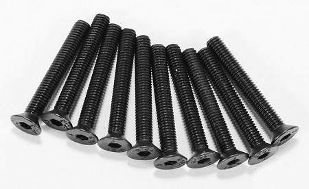 RC4WD Steel Flat Head Cap Screws M3 x 22mm (10)