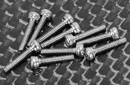 RC4WD Socket Head Cap Screws M1.6 x 8mm (10)