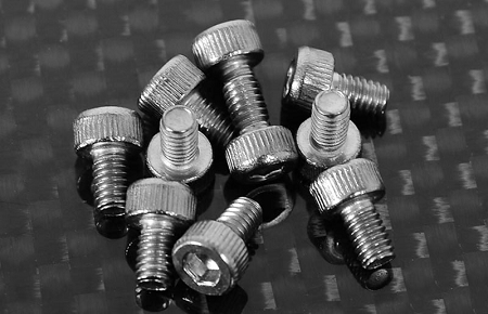 RC4WD Socket Head Cap Screws M2.5 x 4mm (10) (Silver)