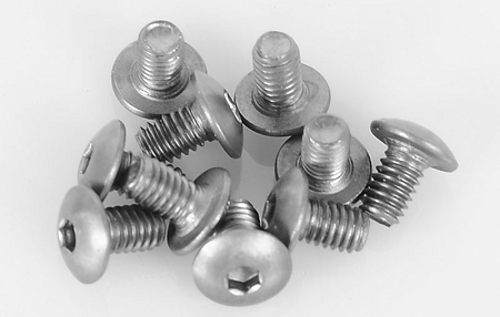 RC4WD Titanium Button Head Cap Screws M2.5 x 4mm (10)