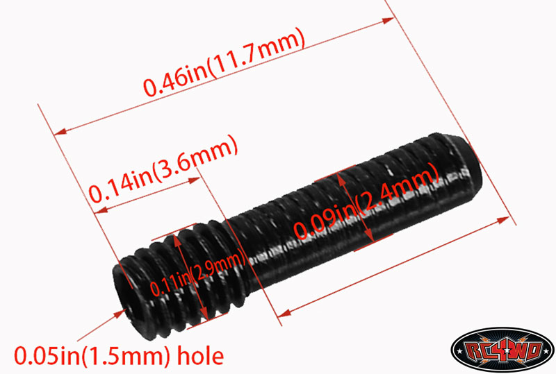 RC4WD M3 Driveshaft Screw Pin (5) - Click Image to Close
