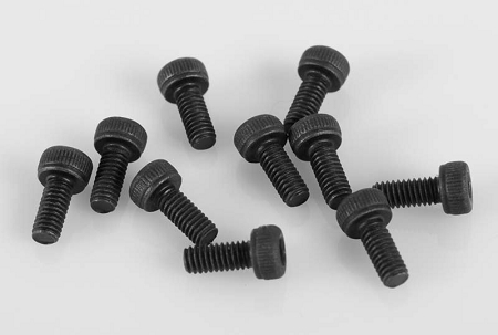 RC4WD Steel Socket Head Cap Screws M2.5 x 6mm (10)