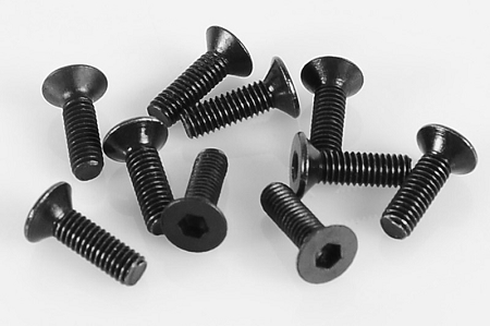 RC4WD Steel Flat Head Cap Screws M3 x 10mm (10)