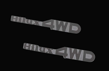 RC4WD 1/10 Hilux 4WD Emblem Set for Mojave and Hilux Body