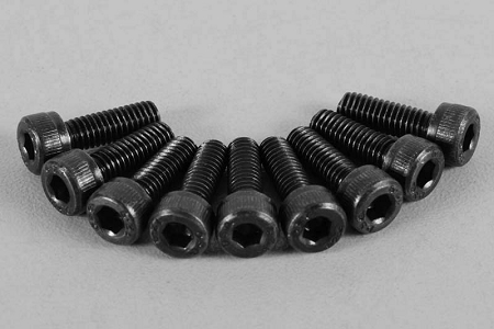 RC4WD Steel Socket Head Cap Screws M4 X 12mm (10)