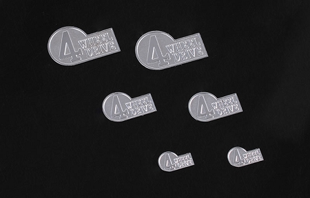 RC4WD 1/10 4 Wheel Drive Emblem Set