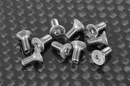 RC4WD Flat Head Cap Screws M2.5 x 6mm (10) - Click Image to Close