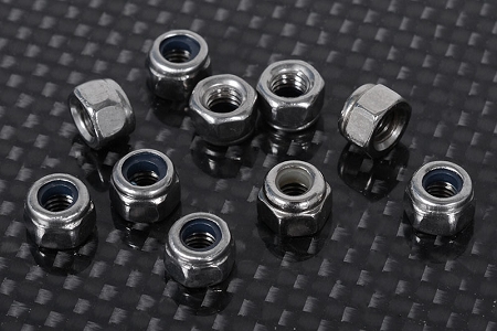 RC4WD Nylock Nuts M4 (Silver)