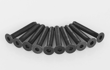 RC4WD Steel Flat Head Socket Cap Screw M3 x 20mm (10)