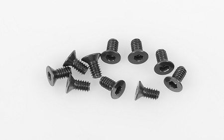 RC4WD Steel Flat Head Cap Screw M2 X 4mm (10)