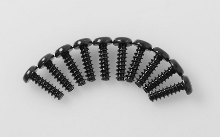 RC4WD Button Head Self Tapping Screws M3 X 10mm (Black) - Click Image to Close