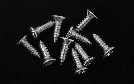 RC4WD Flat Head Self Tapping Screw 1.6 X 6mm (Silver)