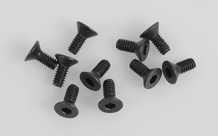 RC4WD Steel Flat Head Socket Cap Screw M2 x 5mm (Black) - Click Image to Close