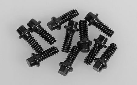 RC4WD Miniature Scale Hex Bolts (M1.6 x 4mm) (Black)