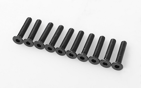 RC4WD Steel Flat Head Socket Cap Screws M3 x 16mm (10) - Click Image to Close