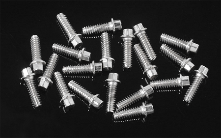 RC4WD Miniature Scale Hex Bolts (M1.6 x 5mm) (Silver)