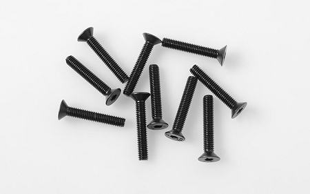 RC4WD Steel Flat Head Socket Cap Screws M3 x 18mm (10)