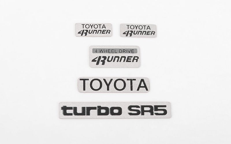 RC4WD 1985 Toyota 4Runner Emblem Set - Click Image to Close