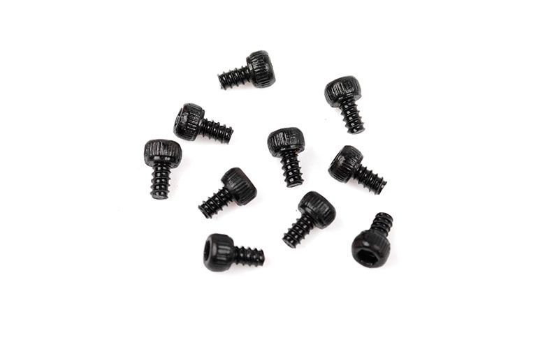 RC4WD Socket Head Self Tapping Screws M1.6 X 3mm (Black)