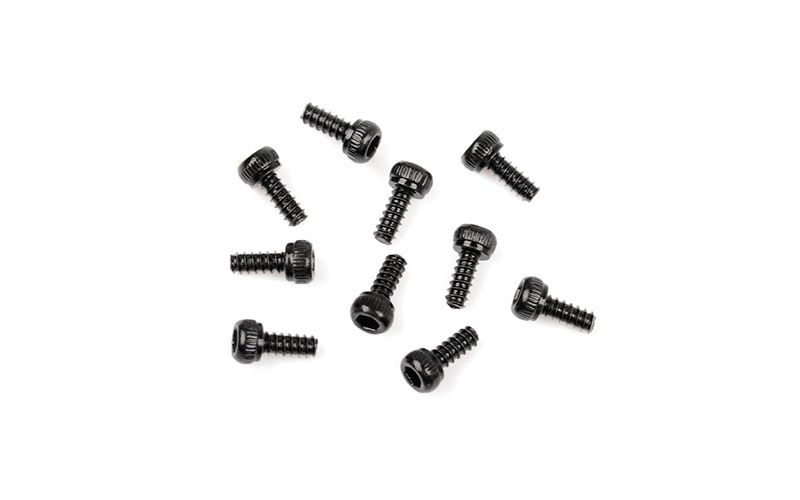 RC4WD Socket Head Self Tapping Screws M1.6 X 4mm (Black)