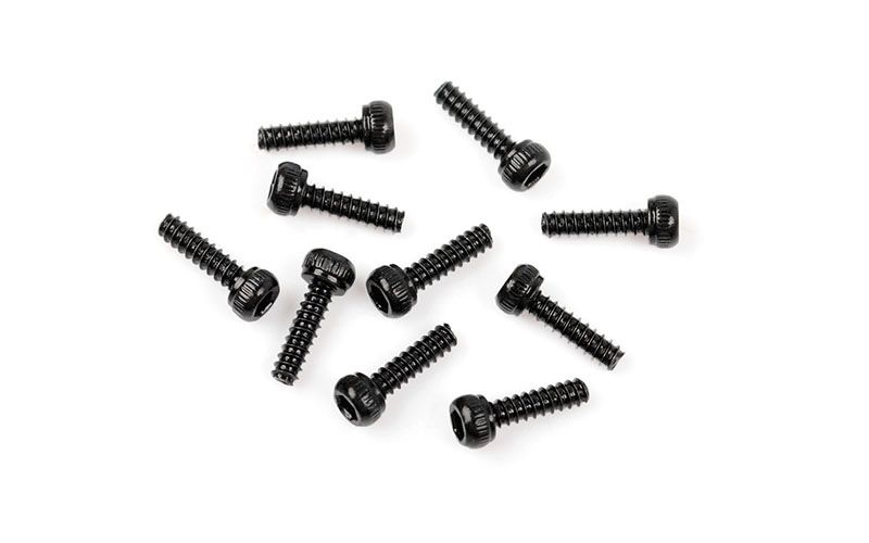 RC4WD Socket Head Self Tapping Screws M1.6 X 6mm (Black) - Click Image to Close