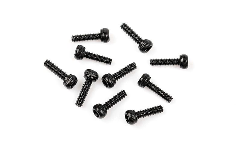 RC4WD Socket Head Self Tapping Screws M1.6 X 6mm (Black)