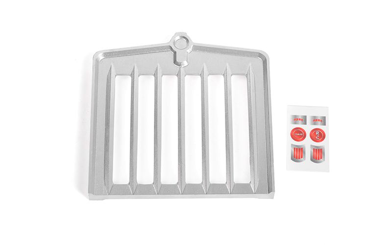 RC4WD Smokey Billet Front Grille for Tamiya King / Grand Hauler (Silver)