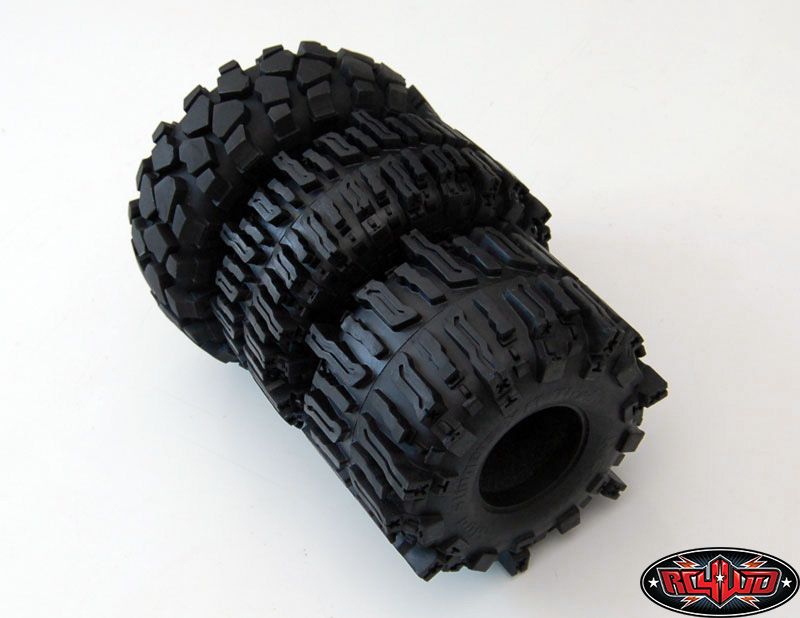 RC4WD 3.8" Rock Crusher Monster 40 Series X4 Tires 8.26" OD (2) - Click Image to Close