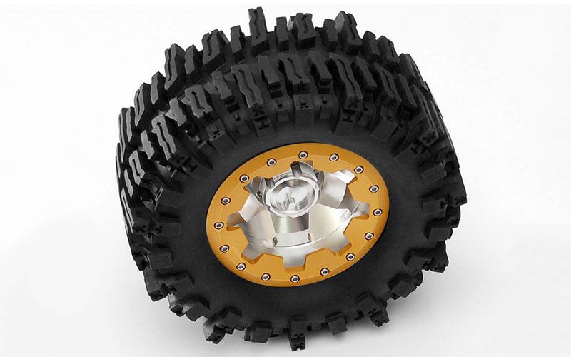 RC4WD 3.8" Mud Slingers Monster 40 Series X4 Tires 7.55" OD (2) - Click Image to Close