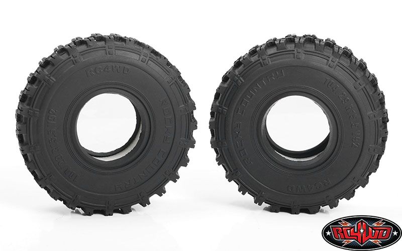 RC4WD 1.55" Rocky Country Advanced X3 Truck Tires 2.99" OD (2)