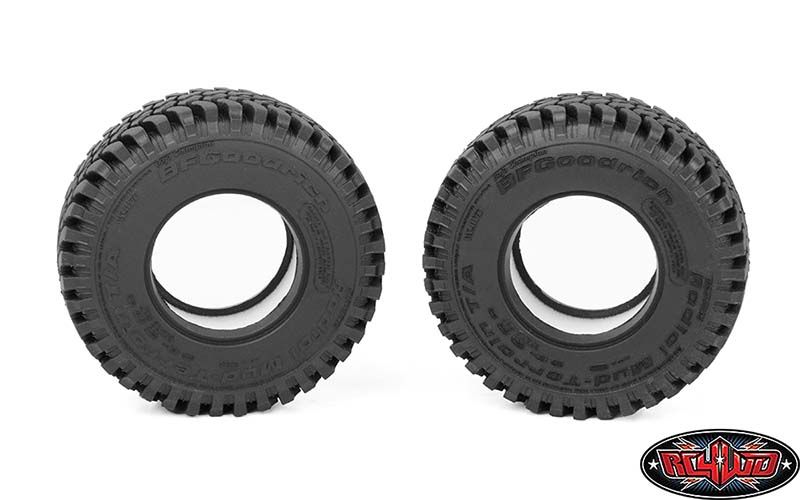 RC4WD 1.7" BFGoodrich Mud Terrain KM Scale Tires 3.70" OD (2)