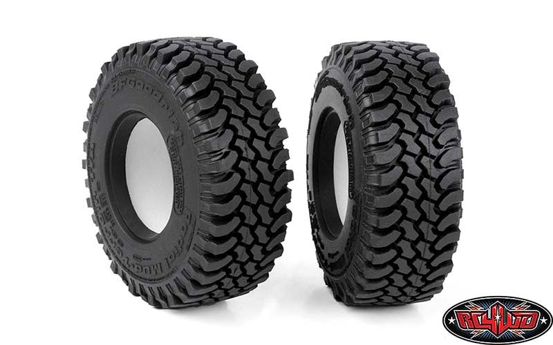 RC4WD 1.7" BFGoodrich Mud Terrain KM Scale Tires 3.70" OD (2) - Click Image to Close