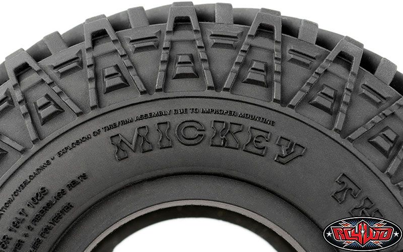 RC4WD 1.9" Mickey Thompson Baja Belted Scale Tires 4.44" OD (2)