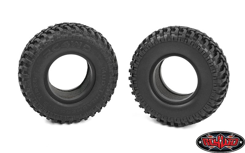 RC4WD 1.9" Mud Thrashers Advanced X3 Scale Tires 3.85" OD (2) - Click Image to Close