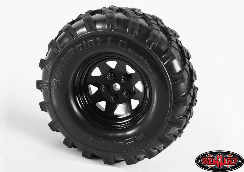 RC4WD 1.9" FlashPoint Military Offroad X2 SS Tires 4.13" OD (2)